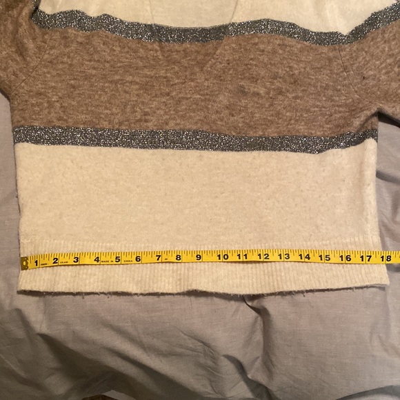 Veronica Beard Miley Colorblock Metallic Pullover Sweater - Picture 11 of 11